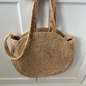 Summer straw bag